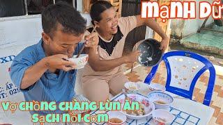 Mạnh dữ vợ chồng chàng lùn ăn sạch nồi cơm #toanlemientay