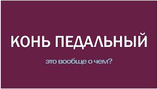 "Конь педальный". Это о ком?