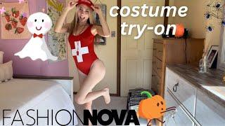 trying halloween costumes from fashion nova :)