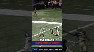 Odell Beckham Jr. Burned the Saints for a 50-Yard TD!