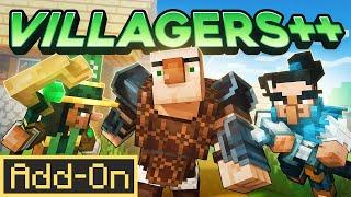 VILLAGERS++ ADDON Brings 40+ NEW Villagers to Minecraft Bedrock Edition