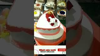 engagement cake // ring ceremony cake // two step engagement cake  //#Nilesh cake world