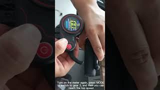 How to change the iX5 off road electric sooter speed to 45 km/h?