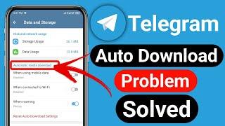 Telegram Me Auto Download Kaise Band Kare || Telegram Auto Download Problem Solved