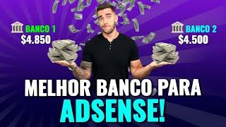 Melhor banco para receber do Google Adsense e Youtube! Remessa, Inter, Husky?