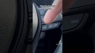 Two functions for your mode button in your new Toyota