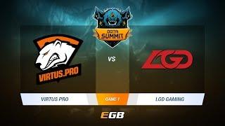 Virtus.Pro vs LGD Gaming, Game 1, DOTA Summit 7 LAN-Final, Day 1