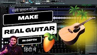 How To Make Realistic Guitar Strumming Like Pro (Very Easy Method) - FL Studio With Kurfaat