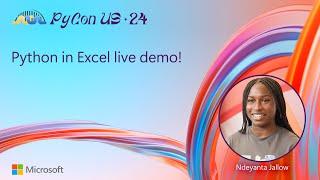 Python in Excel live demo!