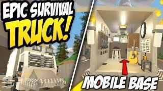 EPIC SURVIVAL TRUCK - Unturned Mobile Base | Custom Truck Design!