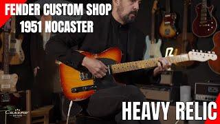 Fender Custom Shop 1951 Nocaster Heavy Relic in Aged Cherry Sunburst