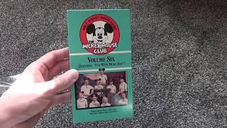 The Mickey Mouse Club Volume Six: Featuring "Fun With Music Day"! VHS Tape Unboxing