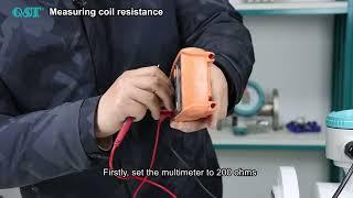 How to measure  resistance of coil of QTLD magnetic flow meters