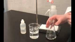 Titration Technique using a buret