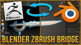 Work FAST Between Blender and Zbrush | Blender to Zbrush Bridge