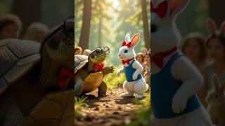 A Race Like No Other Rabbit vs Tortoise Animated Moral Story for Kids #rabbit #tortoise #cuteanimal