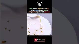 Japan has designeda 3D-printed plate toaddress the "last noodle issue,".