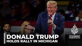 Trump holds rally in Michigan in first public event since apparent assassination attempt