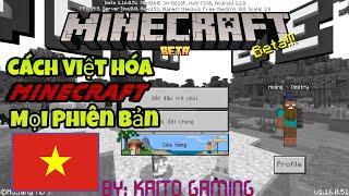 Minecraft | Hướng Dẫn Việt Hóa Minecraft Cực Dễ | Kaito Gaming TV