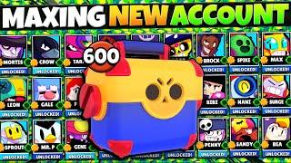 Unlocking & Fully Maxing EVERY Brawler Costs $??? | Insane 50,000+ Gem Mega Box Opening!