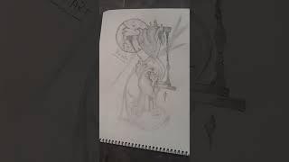 heart of chef# pk art# artist# lovely picture# shading# subscribe you# music #drawing#