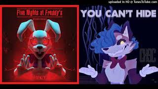 [FNAF MASHUP] Frenzy & You Can't Hide (Challenge) | Deuz Fazbear