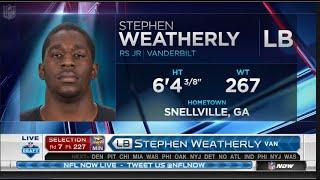 2016 NFL Draft Rd 7 Pk 227 | Minnesota Vikings Select DE Stephen Weatherly