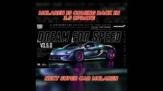 McLaren Next Super Car is coming back in 3.5 update BGMI/PUBG #bgmi #pubg #shorts #update