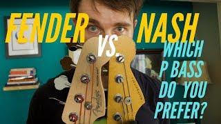 Nash (w/ Lollar) vs  Fender (w/ 'Original') /// P Bass Battle