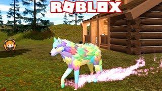 ROBLOX FORGOTTEN WORLDS! ALL the Wolves! Game Pass Wolf Favorites and Animations! Pastel, Neon