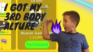 I GOT MY 3RD BODY ALTURE!! wowww | Lifting simulator: Rokas the gamer