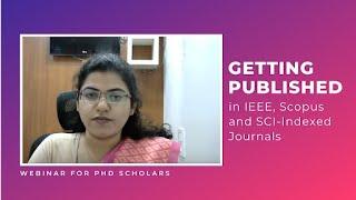 Getting published in IEEE, Scopus and SCI indexed journals | Five Vidya