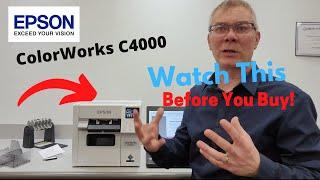 EPSON C4000 Colorworks Full Demo Overview Video