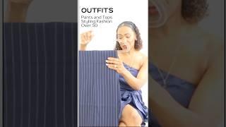 Chic Pants and Top Outfit for mature women #fashionover50 #fashiontip #stylingtips