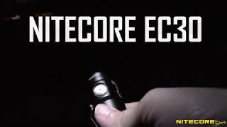 (Discontinued) NITECORE EC30 1800 Lumen Flashlight Beam Shot Demo