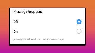 How To Turn OFF Instagram Message Requests