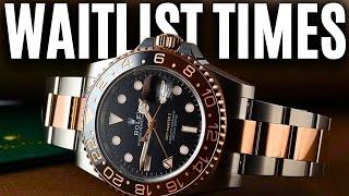 Waitlist Times For Top Rolex Models Revealed