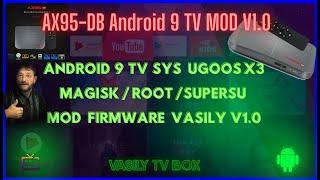 AX95DB Android 9 TV Magisk Root SuperSU MOD Firmware V1.0 SYS UGOOS X3 Amlogic S905X3-B