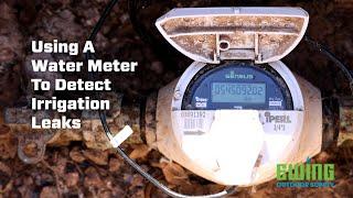 Using a Water Meter to Detect Irrigation Leaks