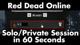 Red Dead Online Solo Lobby in 60 Seconds 2024 (+Private Session With Friends) 100% Reliability RDR2