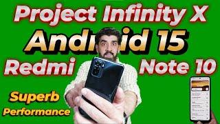 Install Project Infinity X ON Redmi Note 10 اردو हिन्दी