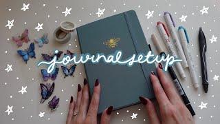 2024 reading journal setup  reading journal flip through