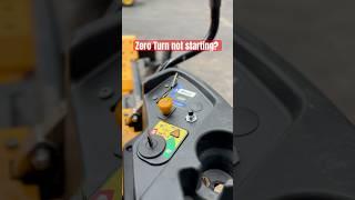 Mower not starting? #cubcadet #rzt #mower #notstarting #repair #throttle #fix #zeroturn #lawnmower