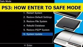 PS3: HOW TO ENTER SAFE MODE. КАК ЗАЙТИ В БЕЗОПАСНЫЙ РЕЖИМ НА SONY PLAYSTATION 3 FAT/SLIM/SUPER SLIM