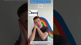 Makaton word of the day number 68: bed @linktr.ee/addition education #makaton #bed