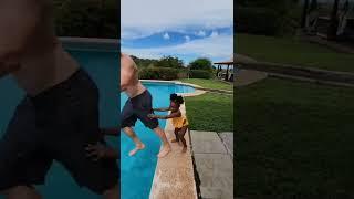Daddy daughter things. They love to prank each other. She thought this was the funniest thing ever 