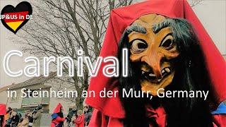 【Fasnetsumzug】Traditioneller Karneval in Steinheim an der Murr Germany 2023 / Walking Tour