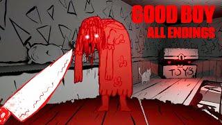 Good Boy (All Endings) - Indie Horror Game (No Commentary)