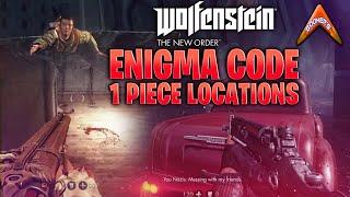 Wolfenstein The New Order - Enigma Code 1 Piece Locations