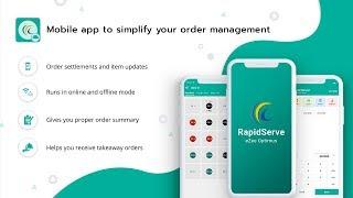 RapidServe Restaurant Order Taking App | Simplify Your Order Management